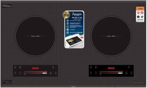 Bếp Điện Từ Đôi DXH-989 MAX